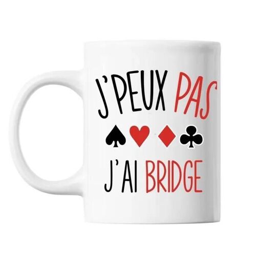 Mug Bridge J'peux Pas Blanc Tasse Cadeau Personnalisé