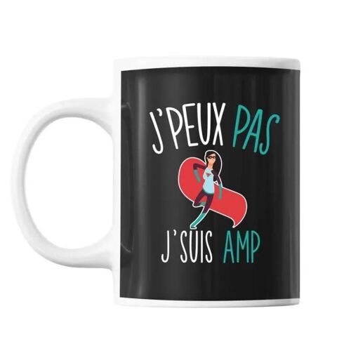 Mug - Amp J'peux Pas - Céramique - 325 Ml - Résistant Lave-Vaisselle Et Micro-Onde