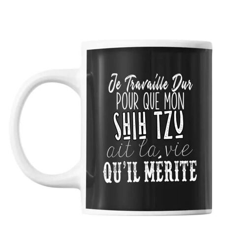 Mug - Shih Tzu - Personnalisé - Céramique - Résistant Au Lave-Vaisselle