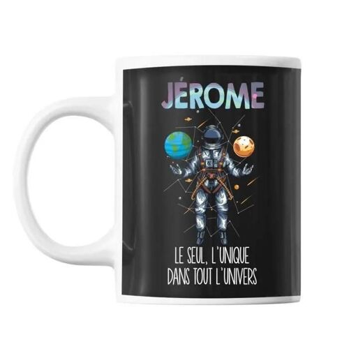 Mug - Univers - Jérome - Personnalisé - Céramique - 325 Ml - Lave-Vaisselle