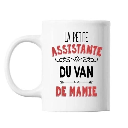 Mug - La Petite Assistante Du Van - Céramique - Imprimé Recto/Verso - Résistant Lave-Vaisselle