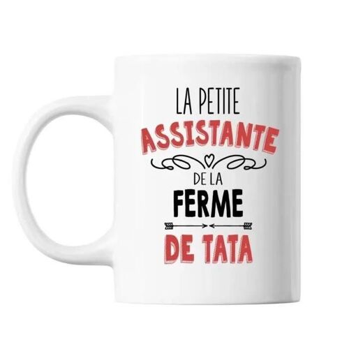 Mug - La Petite Assistante De La Ferme - Céramique - 325 Ml - Résistant Lave-Vaisselle Et Micro-Onde