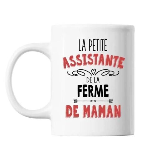 Mug La Petite Assistante De La Ferme De Maman Tasse Cadeau Personnalisé