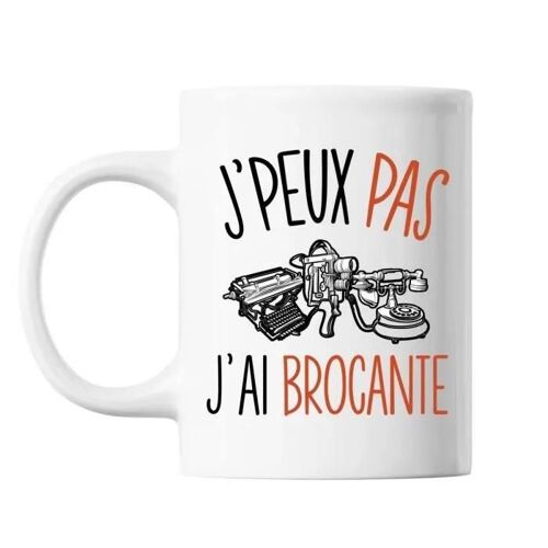 Mug - Brocante - J'peux Pas - Céramique - Vintage - 325 Ml