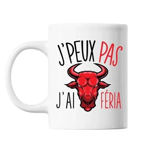 Mug Féria Faire Du Sale J'peux Pas Blanc Tasse Cadeau Personnalisé