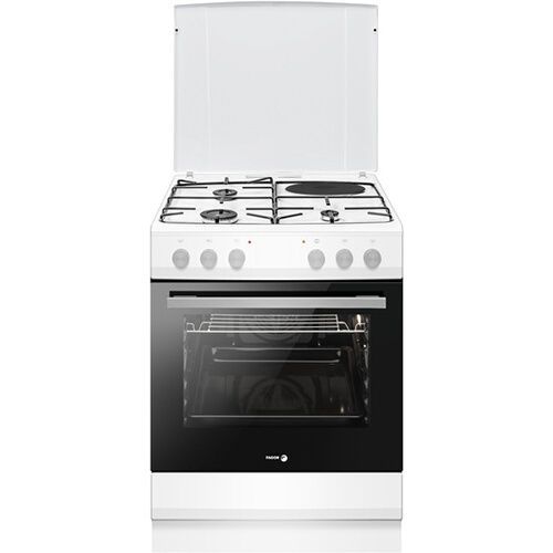 Fagor - Cuisinière 60x60.3gaz+1elec.mf.9fn.cata.62l facm1003b