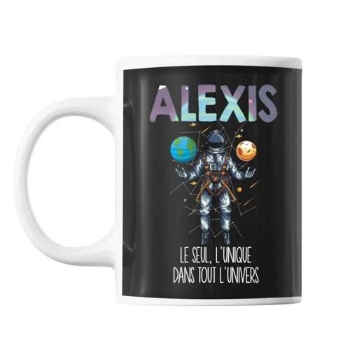 Mug Prénom Alexis Univers Tasse Cadeau Personnalisé
