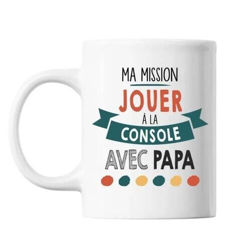 Mug Ma Mission Console Avec Papa Tasse Cadeau Personnalisé