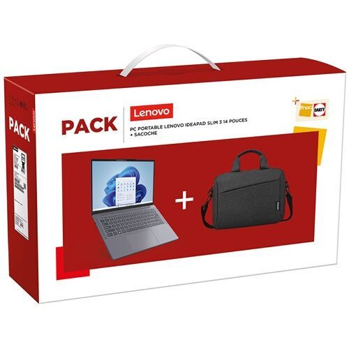 Lenovo IdeaPad Slim 3 14IRH10 83K0 - 14" Core i5 I5-13420H 16 Go RAM 512 Go SSD Gris AZERTY