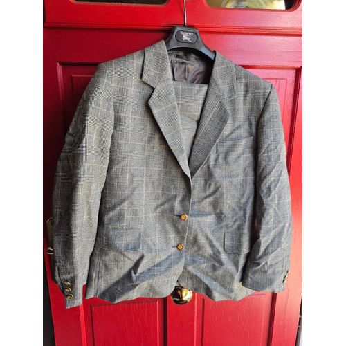 Tailleur Ancien Burberry Blazer Et Jupe Longue.