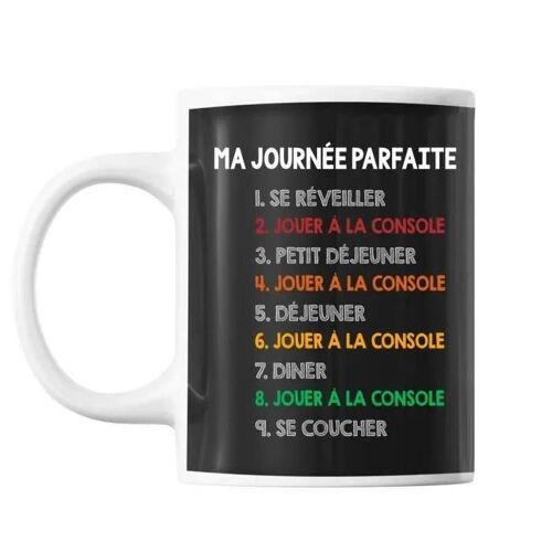 Mug Console Journée Parfaite | Tasse Humour Tasse Cadeau Personnalisé