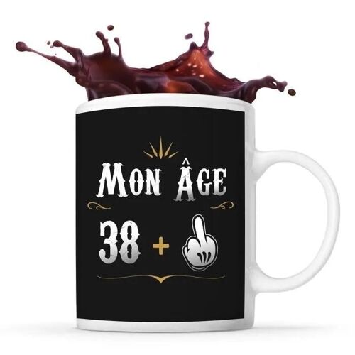 Mug - Imprimé En France - 39 Ans - Céramique - Résistant Lave-Vaisselle - Humour
