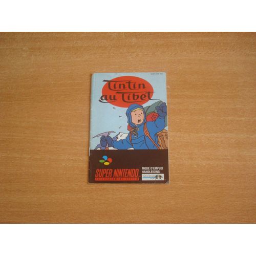 Notice Tintin Au Tibet (Super Nintendo)