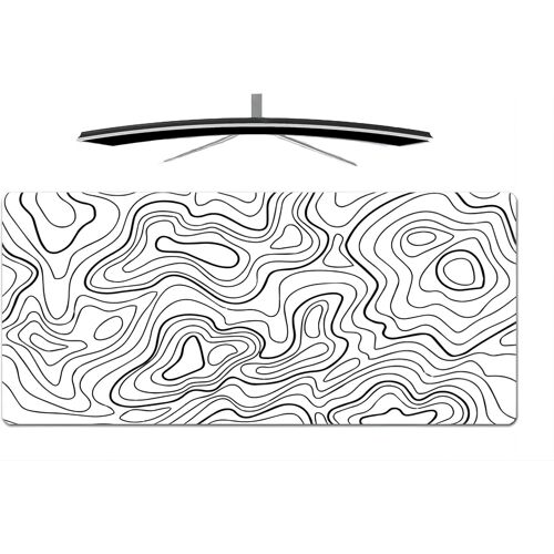 JGD-Tapis de Souris Gaming XXL, 800×300mm Grand Tapis de Souris de Jeu, Mat de Claviers étendu, Tapis de Bureau Grande Taille, sous-Main Prolongé avec Base Anti-érapante, Extra Large Gamer Mouse Pad