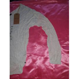 Pull Fin Beige Et Doré Bonobo