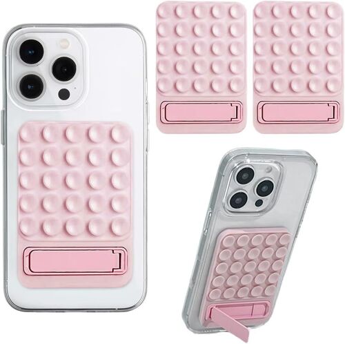 2 Pièces Support Téléphone Magnétique Silicone Adhésif Portable Tableau Bord Voiture Bureau Multifonctionnel Ajustable Universel