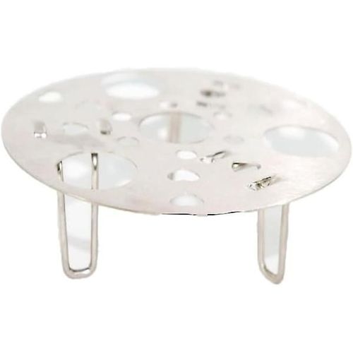 Grille de cuisson à la vapeur télescopique en acier inoxydable - Plateau de cuisson à la vapeur pliable et épais pour la cuisine, le cuiseur à ?ufs et l'imperméabilisation (2 pièces)