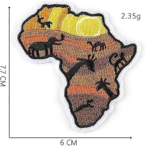 Patchs De Carte Du Monde Pour Vêtements D'enfants, Applications Thermocollantes, Rayures À Broder, Autocollants À Coudre, Drapeau National