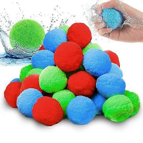 Lot De 30 Ballons D'eau Réutilisables, À Lancer Et À Attraper Pour Piscine, Trampoline Et Plage