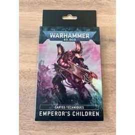 Warhammer 40,000 ( 40k ) - Emperor'S Children - Cartes Techniques V10