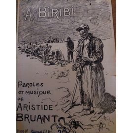 A Biribi, Partition D'Aristide Bruant, Pour Voix, Éditions Salabert