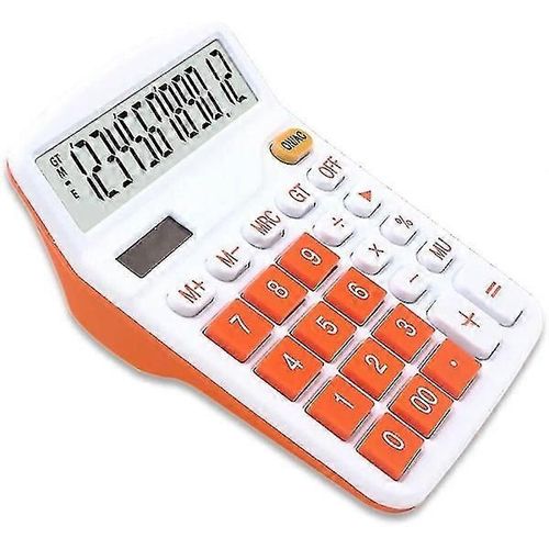 Calculatrices de bureau basiques, batterie solaire, double alimentation, calculatrice financière dédiée, multi-fonctions
