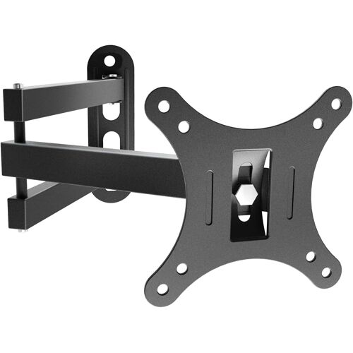 Support Mural Inclinable Et Pivotant Pour La Plupart Des Écrans Plasma Lcd Led De 10 À 26 Pouces, Vesa 100 X 100 Mm, Avec Bras D'Extension Articulé De 38,1 Cm