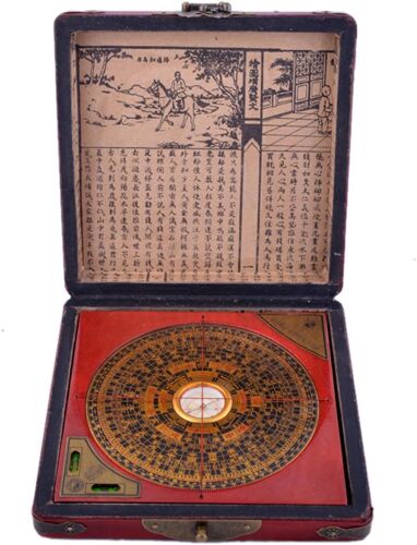 Chinois Feng Shui Dragon & Phoenix Boussole Luo Pan Outil W Mxsabrina Rouge String Bracelet, Métal, G1322