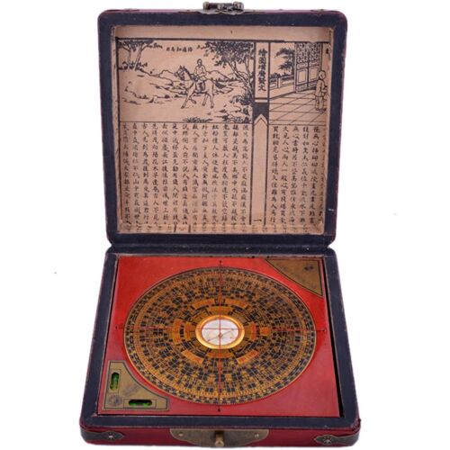 Chinois Feng Shui Dragon & Phoenix Boussole Luo Pan Outil W Mxsabrina Rouge String Bracelet, Métal, G1322