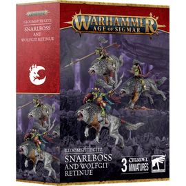 Warhammer Aos - Gloomspite Gitz : Snarlboss And Wolfgit Retinue 89-98