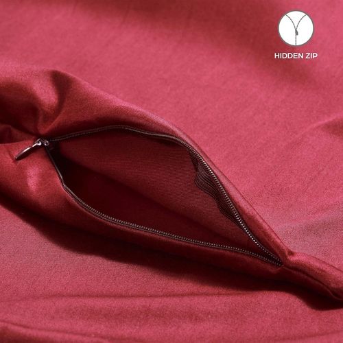 Cauc-Taie D'oreiller 40x145 Microfibre Premium Lot De 2 Housse Coussin Pour Coussins Canap¿¿/Lit Tissu Super Doux Resistant Et Lavable Hypoallerg¿¿Nique Anti-Acariens Avec Fermeture ¿¿Clair Invisible