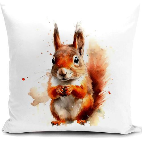 Tianyi-Ecureuil Housse De Coussin 40x40 Cm Femme Cadeau Ecureuil Accessoires Canape Coussin Decoratif Salon Scandinave Housse Coussin Pour Canapé Chambre