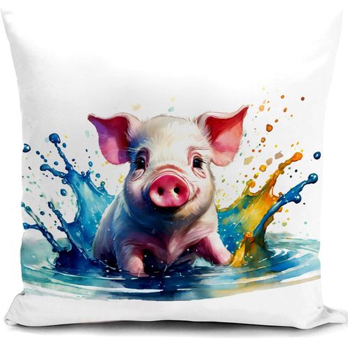 Ersan-Porc Housse De Coussin 40x40 Cm Femme Cadeau Porc Accessoires Canape Coussin Decoratif Salon Scandinave Housse Coussin Pour Canapé Chambre
