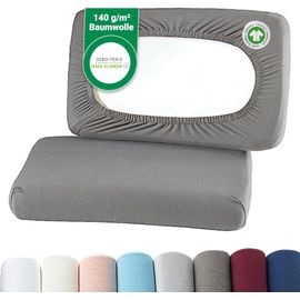 - Housses De Coussin Bio Lot De 2 Pour Oreillers Cervicaux Et Oreillers De Santé | 97% Coton Certifié Gots + 3% Élasthanne | Env. 45-60 X 30-40 Cm ¿ 20 Cm De Profondeur | Blanc 
