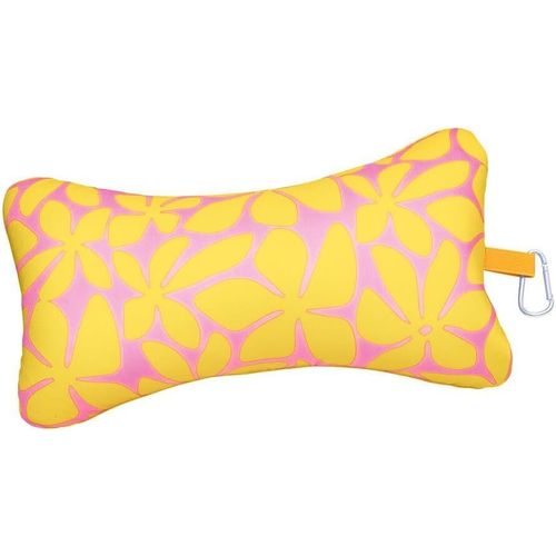 SJZG-. Libri_X Mini Coussin De Lecture Flowers \U2013 Coussin De Nuque Pour Voyage Avec Mousqueton Pratique, Coussin Compact Pour Voiture, Avion Et Plage, Coussin De Voyage Avec Design Ergonomique