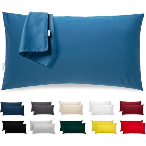 Cauc-Housse Coussin 30x50 Microfibre Premium Lot De 2 Taie D'oreiller Pour Coussins Canapé/Lit Tissu Super Doux Resistant Et Lavable Hypoallergénique Anti-Acariens Avec Fermeture Éclair Invisible