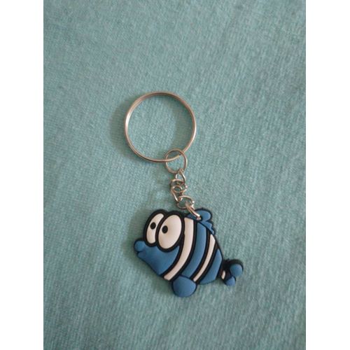 Porte Clé Poisson Bleu Neuf