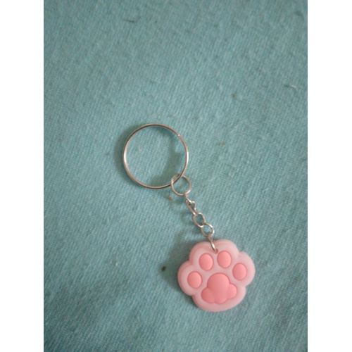 Porte Clé Patte Rose Neuve
