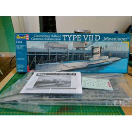 Maquette Bateau Revell 1/144 : U-Boot Type Vii D ( Rare )-Revell