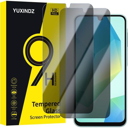 Khkui-2 Pièces Verre Trempé Anti-Espion Pour Samsung Galaxy A16/Galaxy A26, Film Protection D'écran Contre Les Rayures, Sans Bulles, Dureté 9h Glass