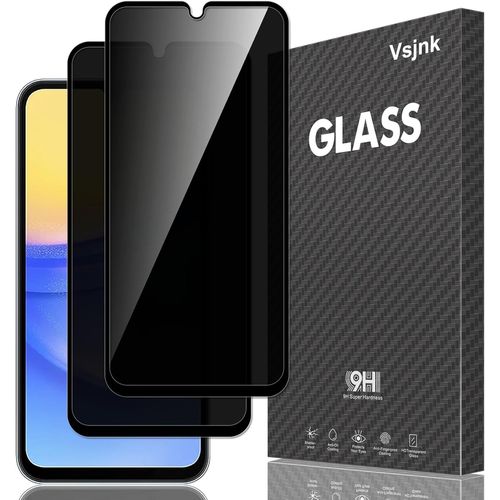 Khkui-Verre Trempé Pour Samsung Galaxy A16 Anti-Espion Protection D'écran, 2 Pièces Protector Hd Vitre 9h Glass Anti-Rayures Compatible Avec Galaxy A16