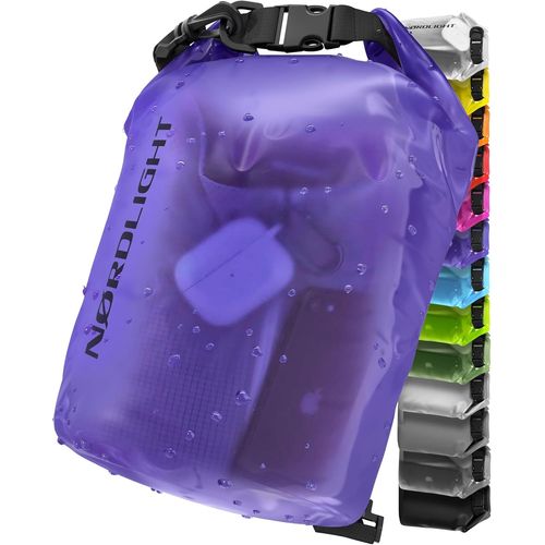 KHKUI-Sac Étanche Dry Bag et Pochette Étanche - 2L, 5L, 10L, 15L, 20L, 30L Sac à Dos Étanche avec Fermeture Roll-Top et Bandoulière, avec Housse de Téléphone Étanche et Sac Banane