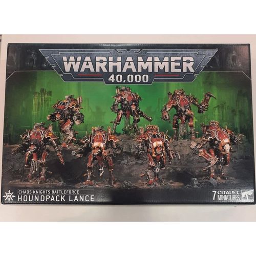 Warhammer 40,000 ( 40k ) - Chaos Knights - Battleforce: Houndpack Lance 43-104