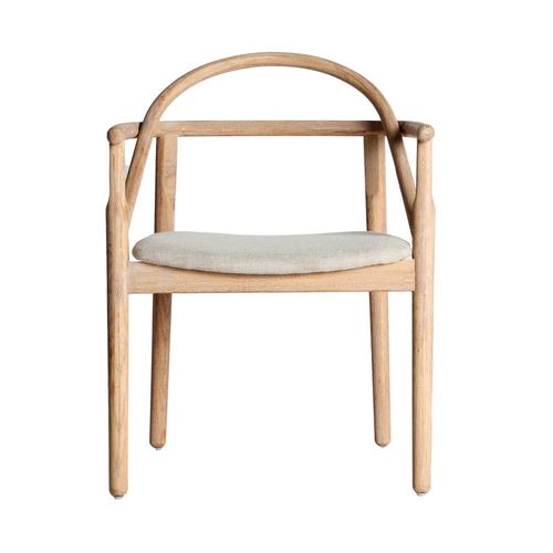 Chaise En Bois D'orme Brun 61x63x85 Cm