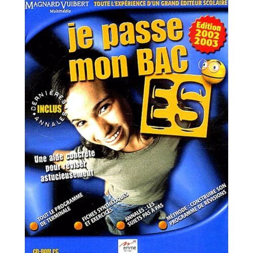 Je Passe Mon Bac Es Logiciel Pc-Editions Emme