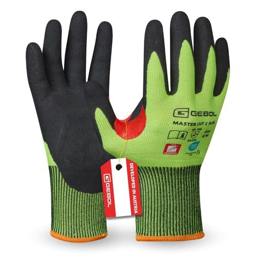 CFRX-1 paire de gants de travail pour protection contre les coupures L Taille M (Gr 8) L Jaune fluo L Master Cut C Plus L