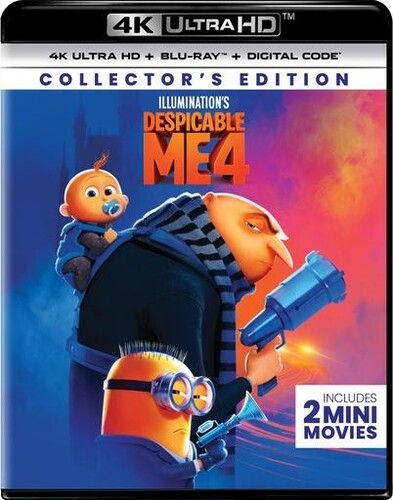 Despicable Me 4 [Ultra Hd] With Blu-Ray, 4k Mastering, Digital Copy