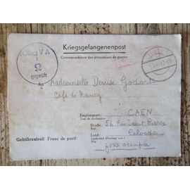 Lettre Prisonnier Oflag Va 1941 Allemagne Collection Militaire