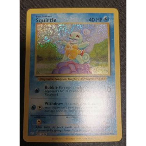 Pokémon Carapuce / Squirtle Holo Clc 001 / 034 Classic