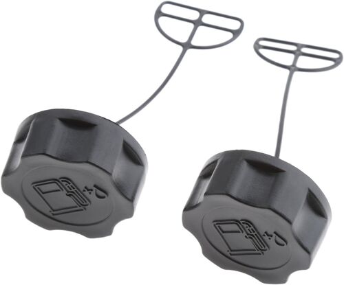 MEVRONISSHOP-Lot de 2 bouchons de réservoir de carburant pour 33 CC 43 CC 52 CC CG330 CG430 CG520 BC430 BC520 Couvercle de réservoir de carburant pour tondeuse à gazon débroussailleuse Pièces de rech